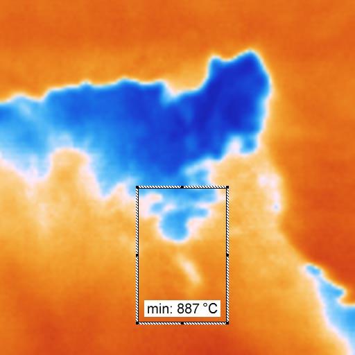窯爐內(nèi)熱像圖